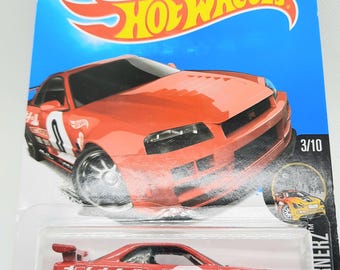 Hot Wheels Nissan Skyline GT-R (R34) Red #83/250