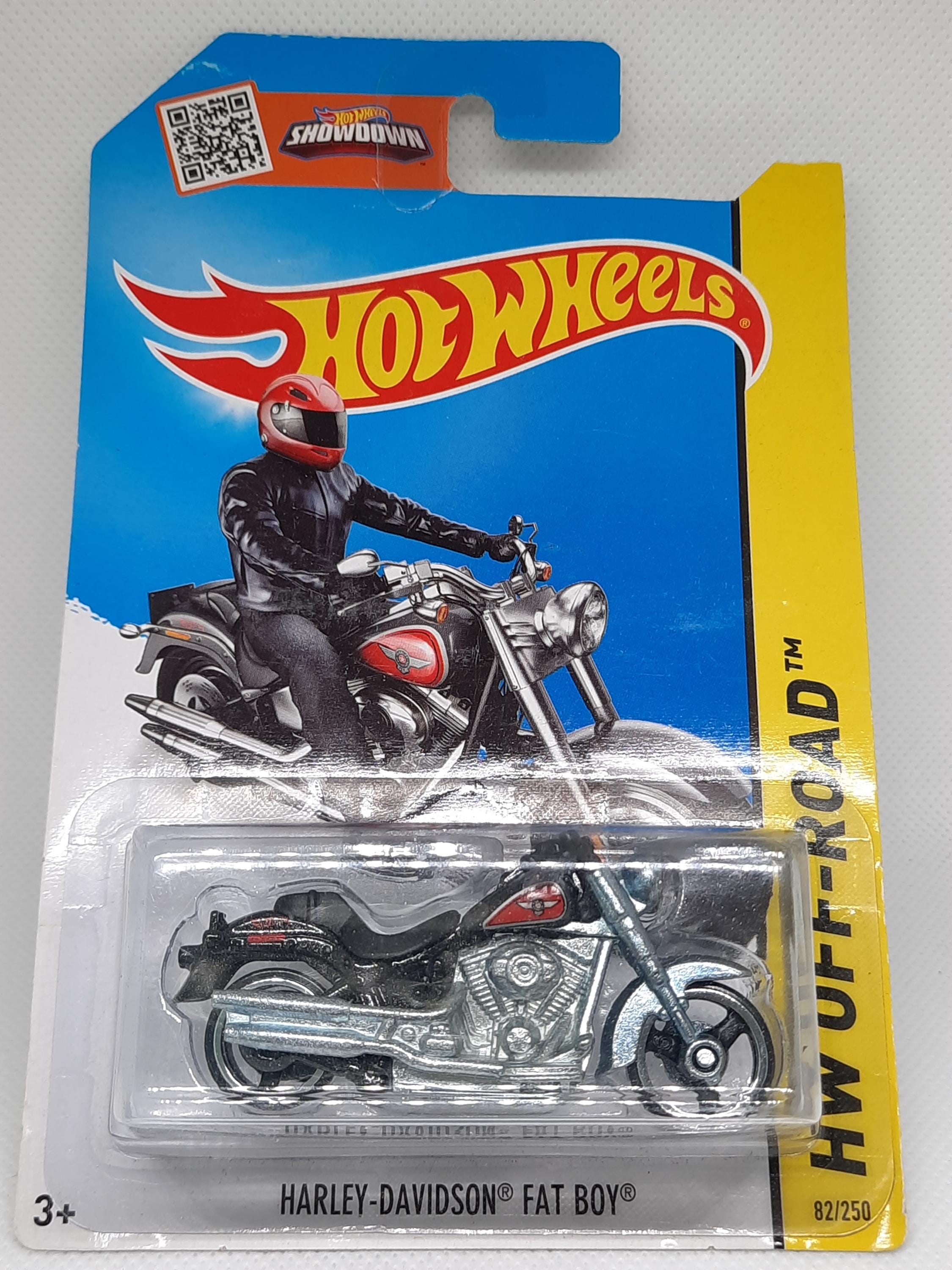 Hot Wheels Harley Davidson Fatboy Motorcycle - Etsy