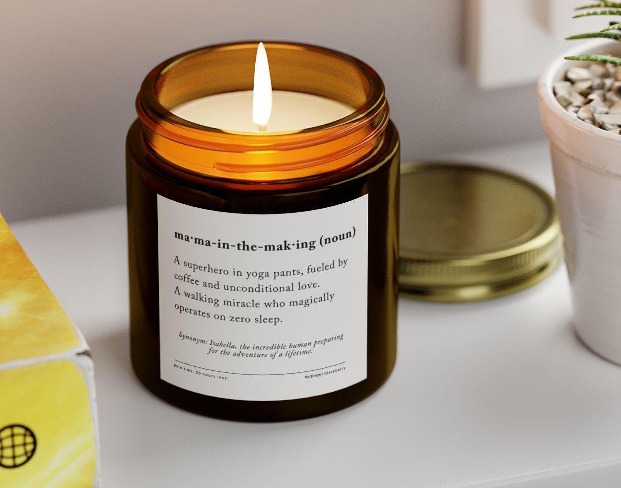 Schönes Geschenkset Für Frischgebackene Mamas – Mit Positiven Affirmationskarten, Lavendelkerze & Praktischem Edelstahlbecher