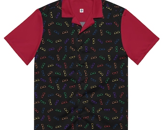 Unisex Eyeglass button shirt