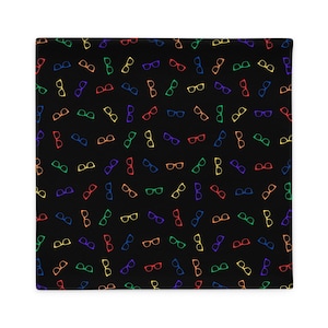 Eyeglass Print Pillow Case