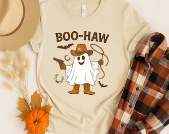 Halloween cowboyspook png, Western Halloween cowgirl png, Howdy Halloween-shirt png, cowboy Ghost Boo png, Halloween-sublimatieontwerp