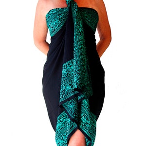 Black sarong dress 2025