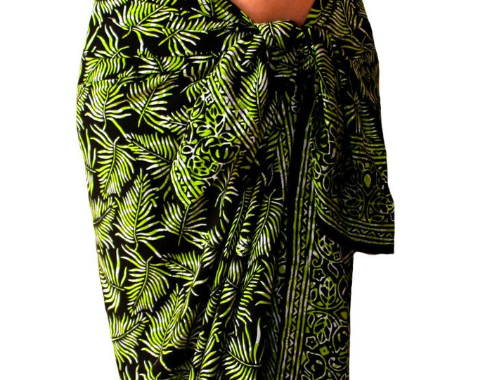 Hawaiian Beach Sarong Pareo Swimsuit Coverup Batik Sarong - Etsy