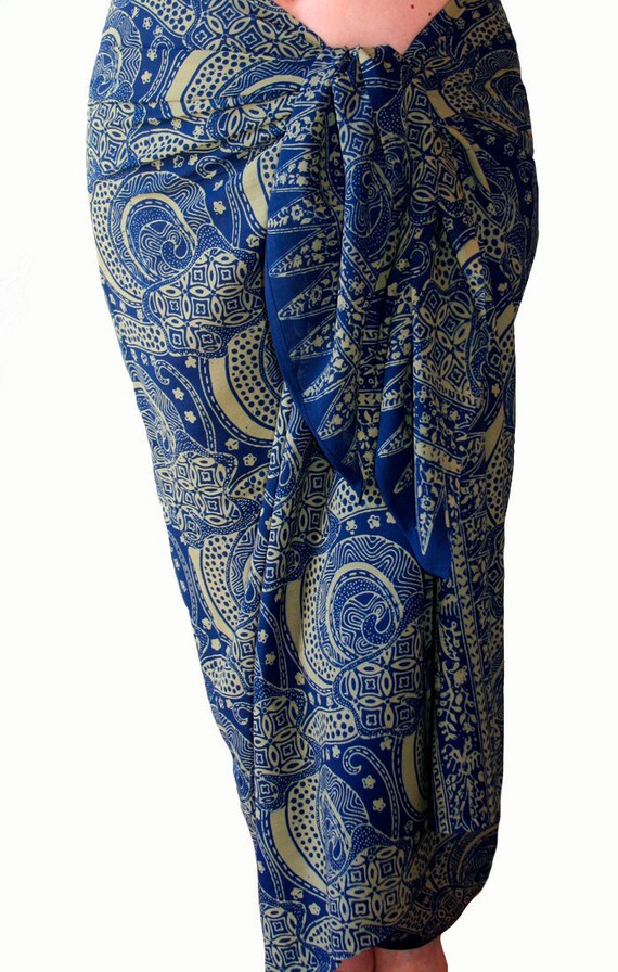 navy blue sarongs