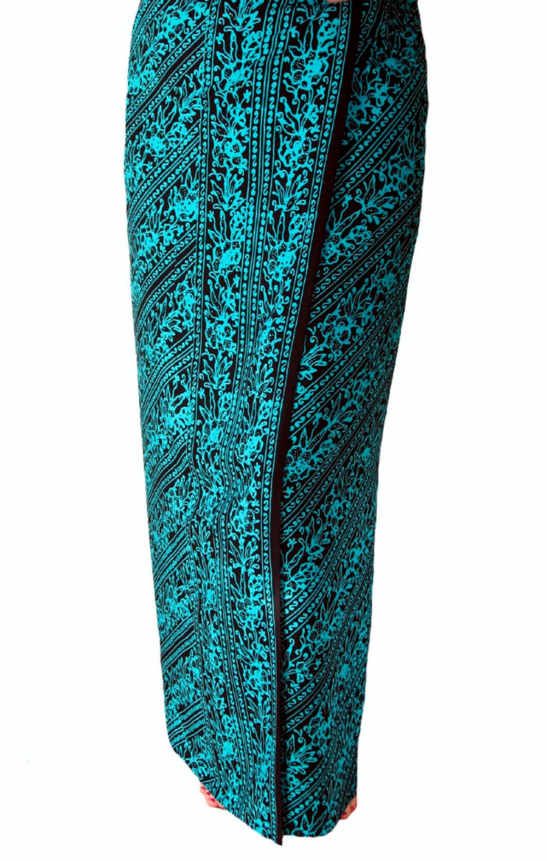 Swimwear Batik Sarong Wrap Pareo Beach Sarong Womens Clothing Black Sarong ~ Beach Cover Up Black /& Teal Beach Sarong Long Wrap Skirt