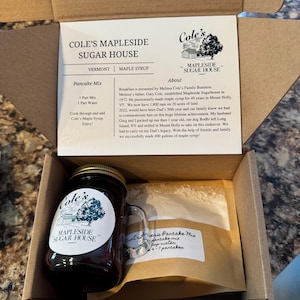 Cole's Maple Pancake Box