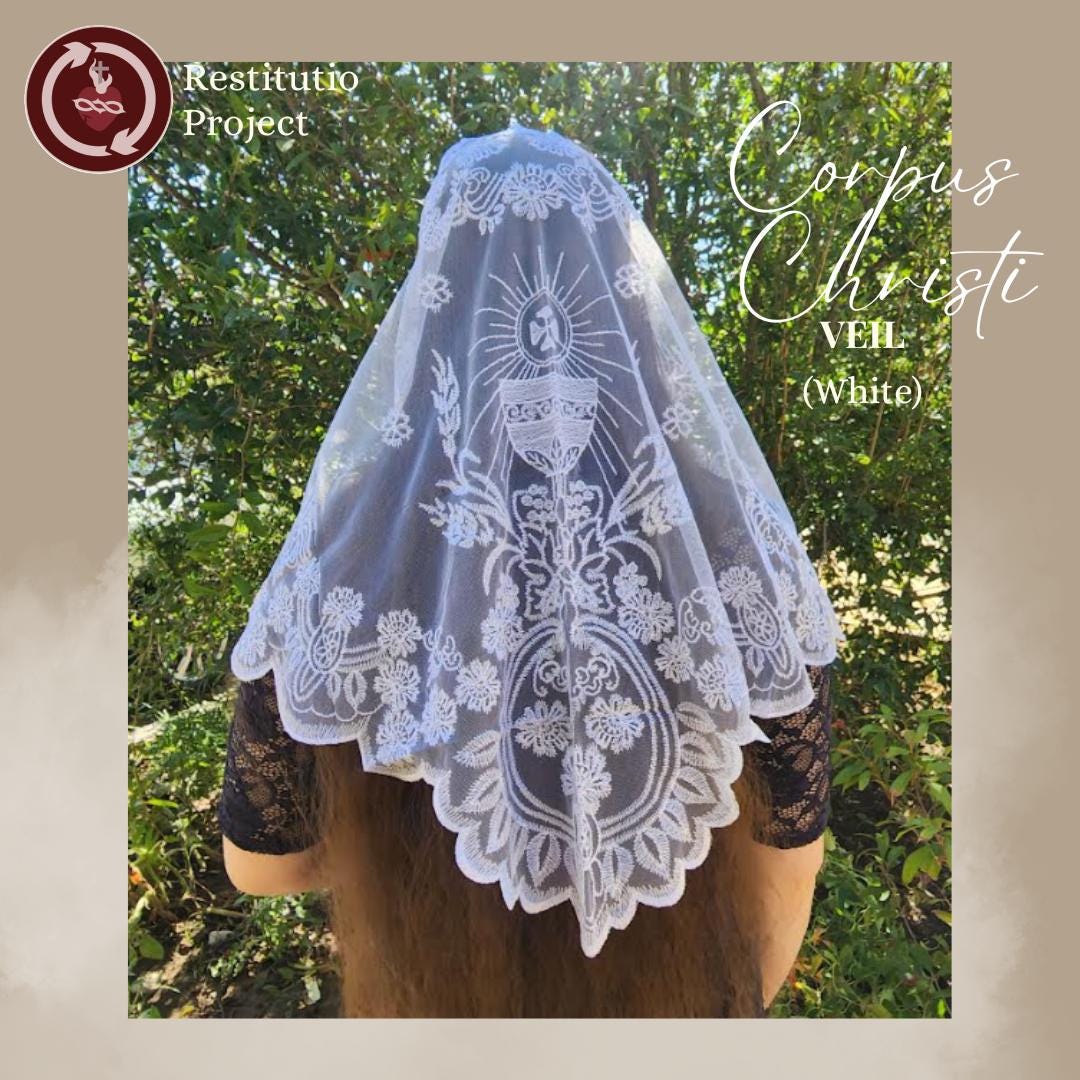 Catholic chapel veil - Etsy 日本