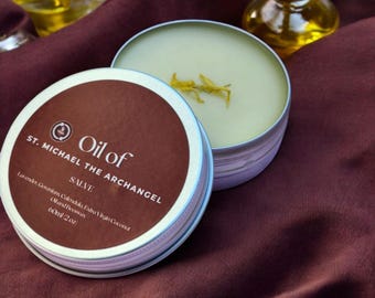 Aceite de San Miguel Arcángel / Remedio Luz de María / (Ungüento con caléndula)