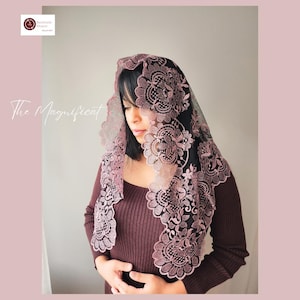 The Magnificat veil | Catholic Mantilla