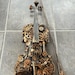 Steampunk Violin With Gears and Metal Elements Musical Instrument With ...