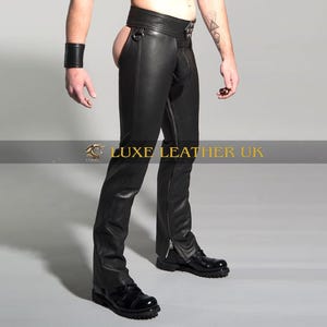 Unisex Leather Rider Chaps, Cowboy Biker Chaps, Motorcycle Unisex chaps, Handmade Leather Men Chaps, gift For Him