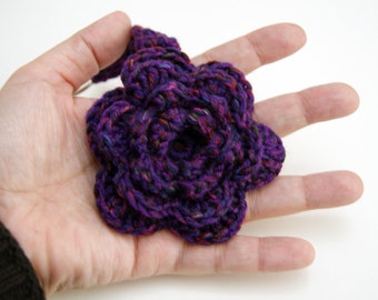 Crocheted Keychain purple