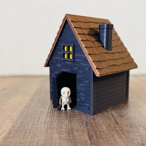 3d Printed Haunted House for Minis - Halloween - Halloween Toy - Pretend Play - Halloween Minis - Haunted House - Mini Playset - Party