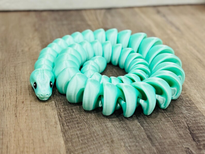Python Fidget Articulated 3d Printed Ball Python Snake - Fidget Toy - Desk Toy ...