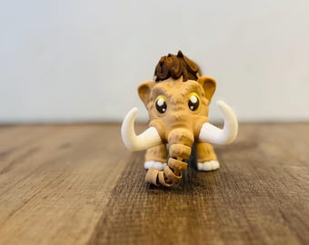 3d Printed Mammoth - Elephant - Wooly Mammoth Toy - fidget - Birthday Party - 3d Print Animal - Prehistoric Aninam