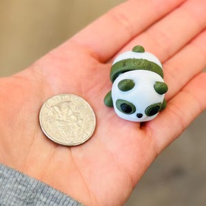 3d Printed Mini Panda - Zoo - China - Party Favor - Classroom Reward - Desk Toy - Tiny - Mini Toy - Birthday - Candy Replacement - Fidget