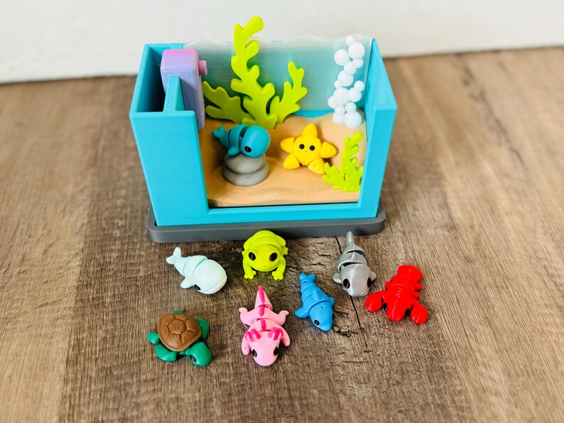 Creature Container Easy 3d Printed Aquarium - Enclosure - 3d Printed Minis - 3d Printed Pet ...