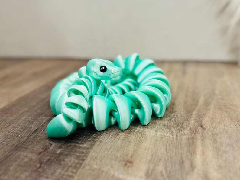 Python Fidget Articulated 3d Printed Ball Python Snake - Fidget Toy - Desk Toy ...