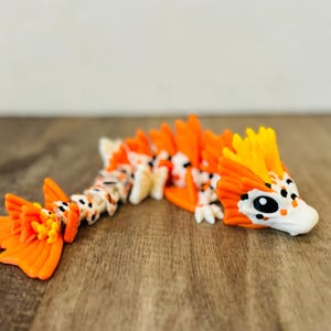 3d Printed Koi Fish Dragon - Fish Fidget - Dragon Fidget - Fish Birthday - Fish Party - Koi 3d Print - 3d printing - Fisherman Birthday