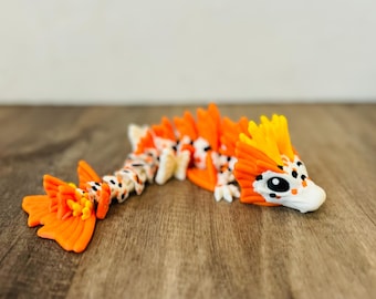 3d Printed Koi Fish Dragon - Fish Fidget - Dragon Fidget - Fish Birthday - Fish Party - Koi 3d Print - 3d printing - Fisherman Birthday