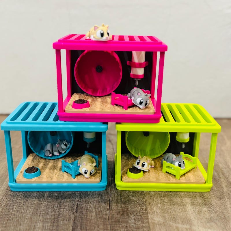 Hamster and Cage 3d Print - Etsy
