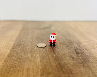 3d Printed Mini Christmas Santa - Party Favor - Classroom Reward - Desk Toy - Tiny - Mini Toy - Birthday - Candy Replacement - Fidget