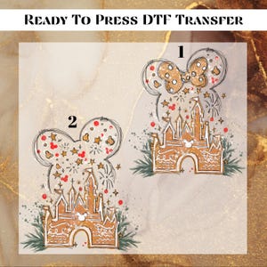 Happiest Place on Earth Ready To Press,  Magical Kingdom DTF Print, Magic World Transfers,Positive Shirt Transfers, Disney Mickey and Minnie
