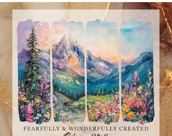 Fearfully and Wonderfully DTF Transfer Ready to Press, Wildflower Christian Heat Press, Bible Verse DTF Print, Floral Christian Boho, Jesus