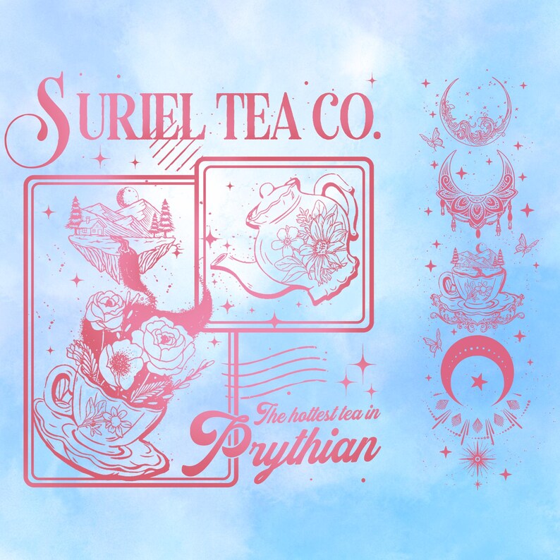 Suriel Tea Co PNG, ACOTAR Prythian Design (digital Download) - Etsy Canada