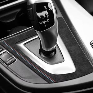 Alcantara Gear Shift Panel Cover