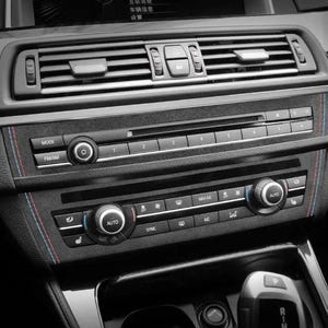 BMW F10 F18 Alcantara Center Console Panel Cover (2011–2017)