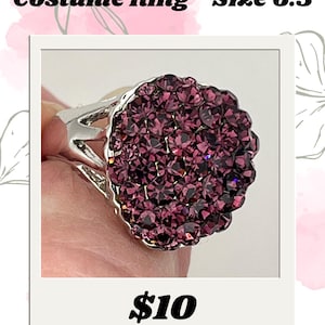 Rhinestone Rings - Statement & Vintage
