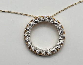 Vintage Sterling Silver and Gold-Plated Sterling Silver Necklaces