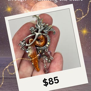 Signed Kirks Folly Enamel & Rhinestone Fairy Brooches