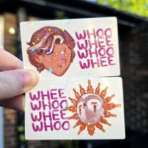 Verso, Esquie, WheeWhooWheeWhoo, Clair Obscur inspired vinyl sticker