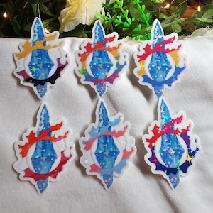 Aetheryte Pride Crystals, Final Fantasy XIV, FF14, Rainbow, LGBTQAI+, Lesbian, Pansexual, Trans, Bisexual, Non-binary