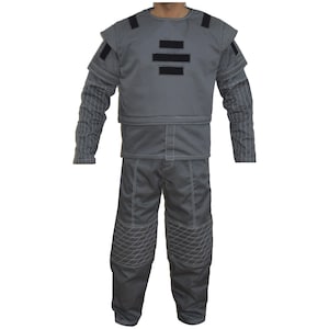Star Wars  Flight Suit Mandalorian Costumes with Flak Vest 3 Piece Gray Suit  Wars Cosplay Costumes