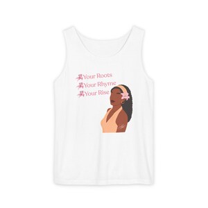 Comfort Tank Top, Roots Rhythm Rise Shirt, Unisex Sleeveless Tee, Soft Cotton Tank, Casual Summer Top