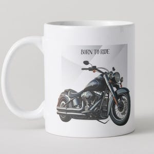 Biker Mug, Biker Gift Ideas, Motorbike Lovers, Motorcycle Gift, Vintage Bikes, Father's Day, Dad's Birthday Gift, For Him, Son's Birthday