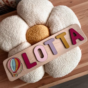 Name Puzzle | 1st Birthday Gift | Personalize Puzzle | Wooden Toys for Toddler Gift | Custom Name Puzzle | Baby Gift | Baby Girl | Baby Boy