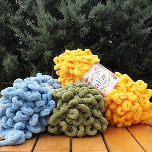 Alize Puffy Yarn, Puffy Yarn, Finger Yarn