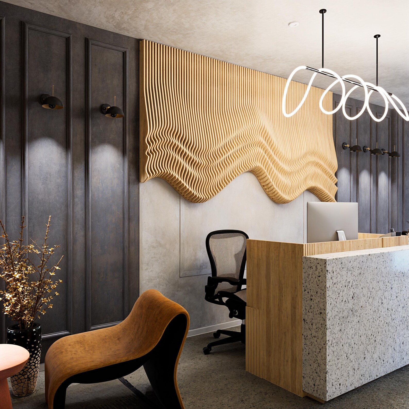 Parametric Wavy Wooden Wall Decor - Etsy