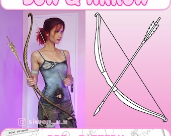 Bow & Arrow Cosplay Pattern - Digital Download | PDF
