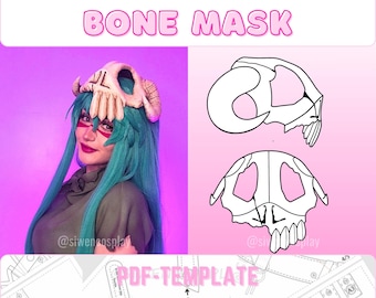 PDF Bone mask cosplay pattern