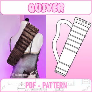 Patrón de cosplay de carcaj - Descarga digital | PDF