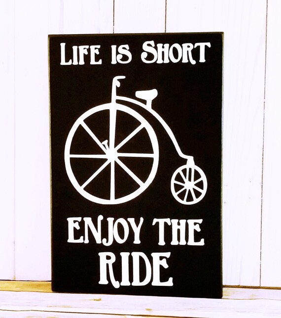 Life Is Short Wood Sign Tabletop Sign Farmhouse Decor Etsy