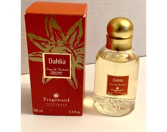 Women's FRAGONARD DAHLIA Perfume3.3 fl Oz Spray Discontinued Rare FRANCE New in Box