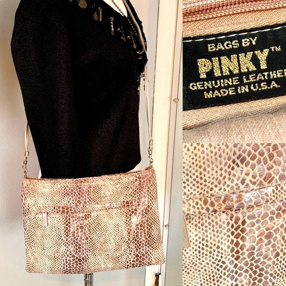 HYLong Women's Fashion Retro Snake Skin Envelope Bag Clutch Purse