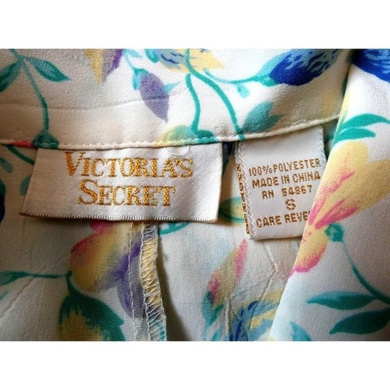 Vintage Victoria's Secret Floral Crop Top Size S … - image 5